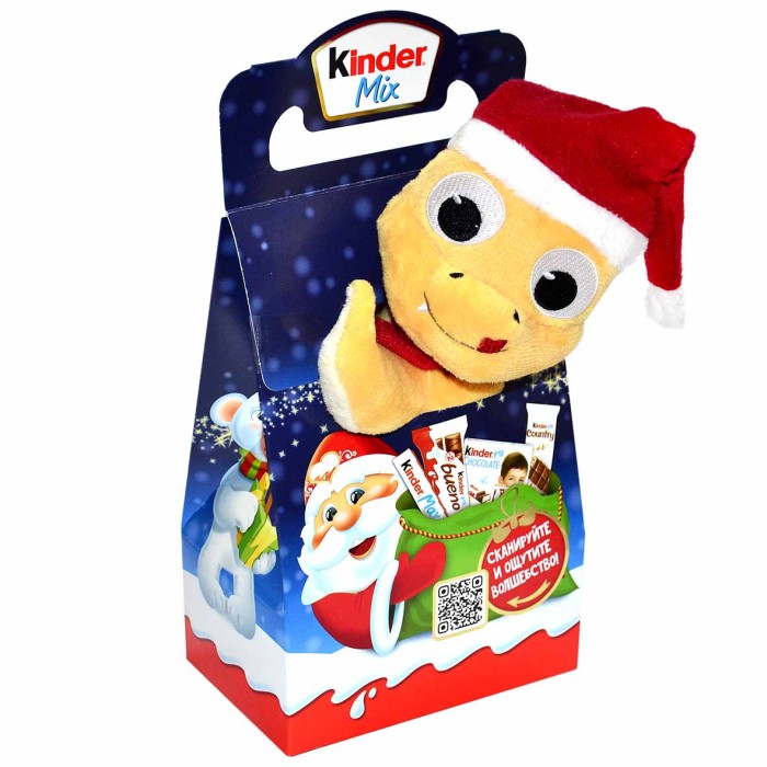 Подарок новогодний Киндер Микс с игрушкой 140гр