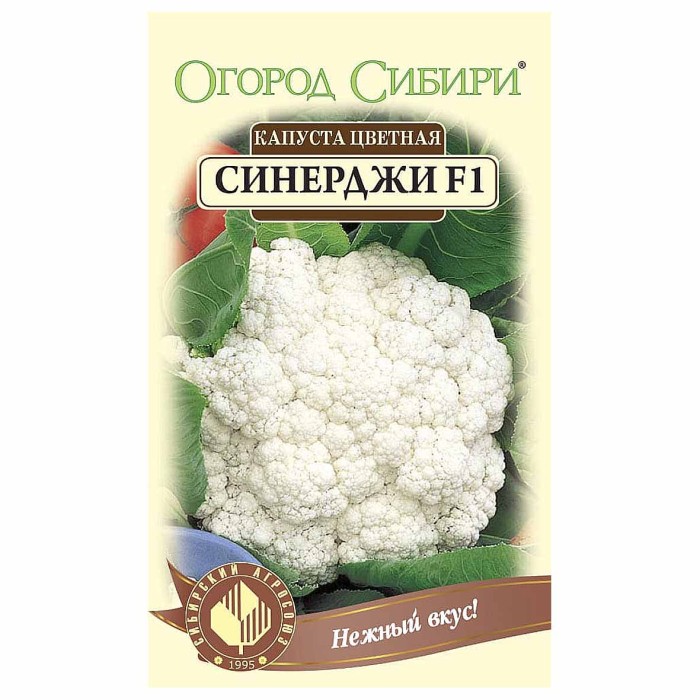 Капуста цветная Огород Сибири Синерджи F1 10шт цп м/у