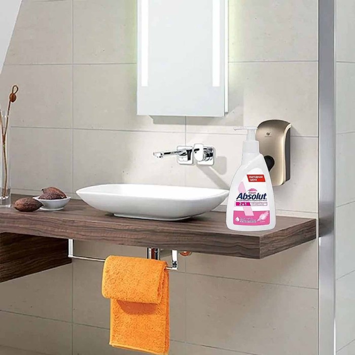 Мыло жидкое Absolut 2в1 Нежное 250гр пэт