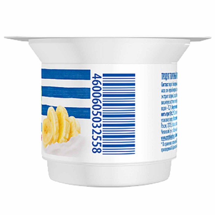 Творожок Простоквашино Вишня-Банан 3,6% 110гр пэт