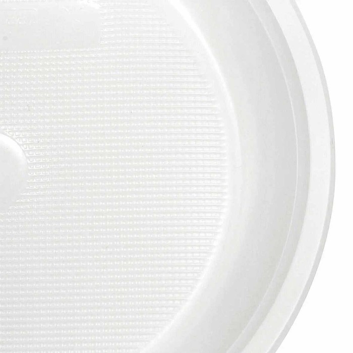 Тарелка Paclan Party пластик белая 3-х секционная 260мм 6шт м/у