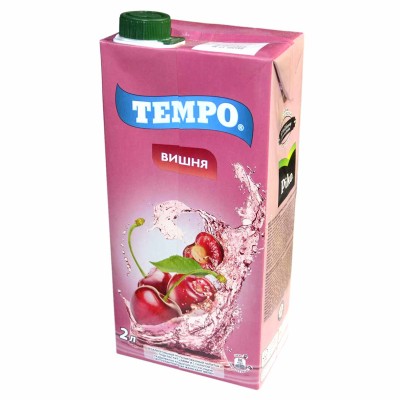 Нектар Tempo вишня 2л т/п
