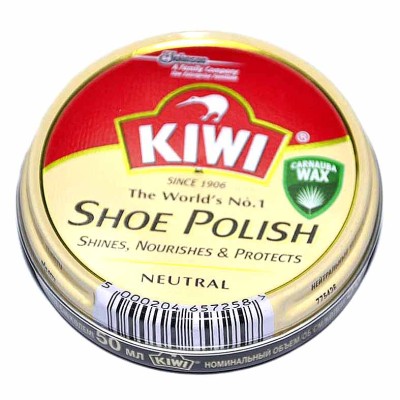 Крем для обуви Kiwi Shoe Polish нейтральный 50мл пэт