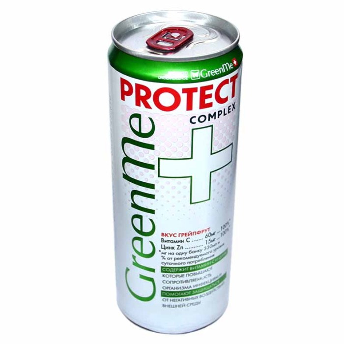 Напиток энергетичсекий GreenMe Protect 0,33л ж/б