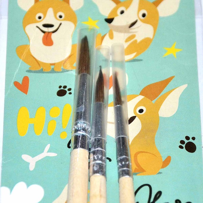 Набор кистей Attomex Пони №2,4,6 3шт арт8072722