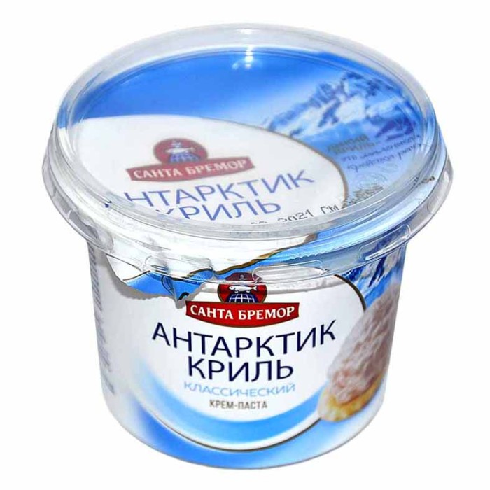 Паста Санта Бремор Антарктик-Криль классичесая 150гр пэт