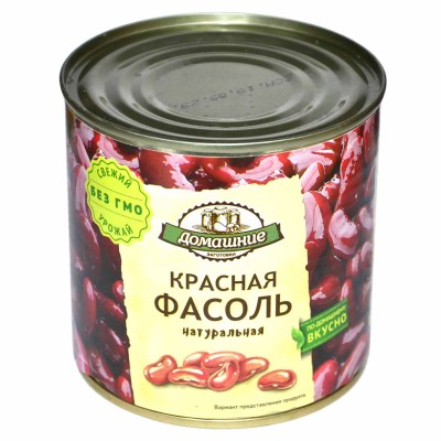 Фасоль Домашние заготовки красная натуральная 400гр ж/б
