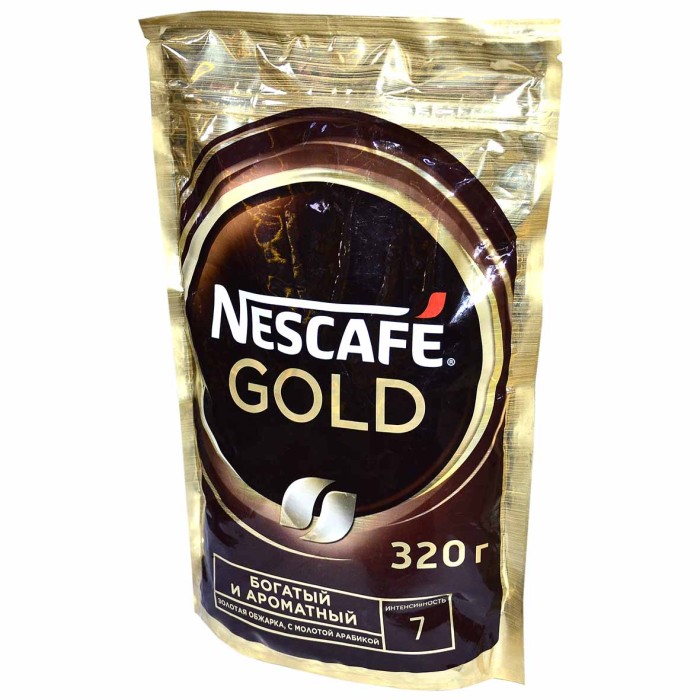 Кофе Nescafe Gold раст 320гр д/п
