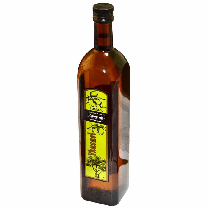 Масло оливковое Vkusnel Pomace 1000мл ст/б