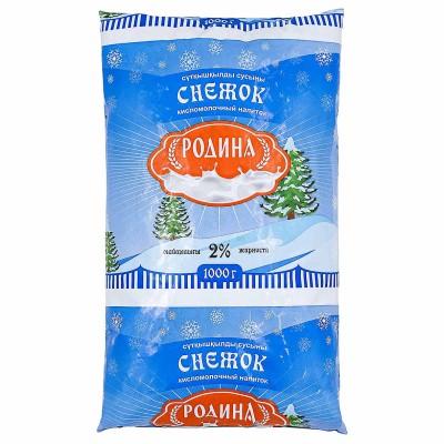 Снежок Родина 2% 1л м/у
