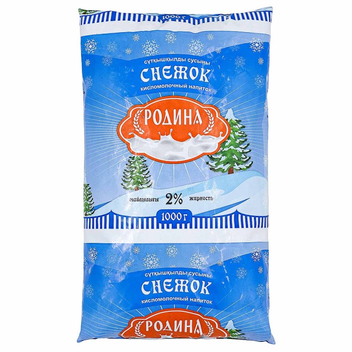 Снежок Родина 2% 1л м/у