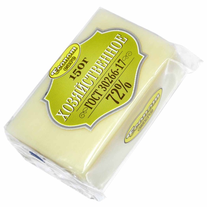 Мыло Econom хозяйственное care (в обертке) 72% 150гр м/у