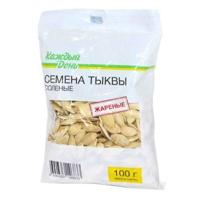 Семена тыквы Каждый день соленые 100гр м/у