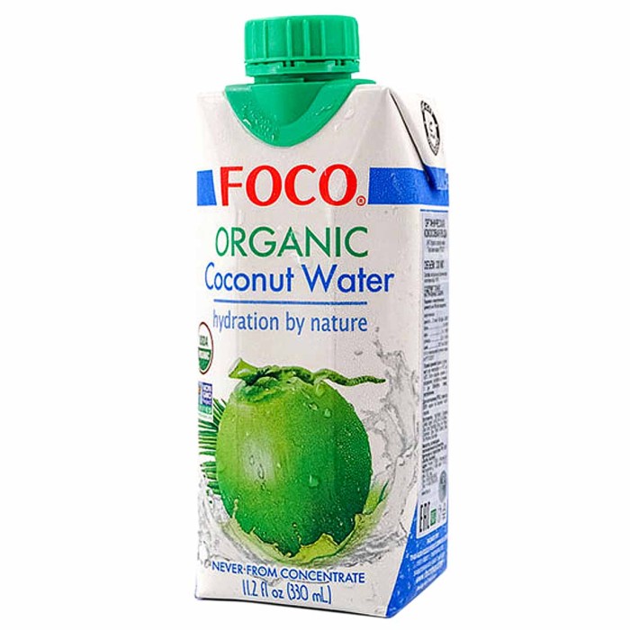 Вода кокосовая Foco Organic 330мл т/п
