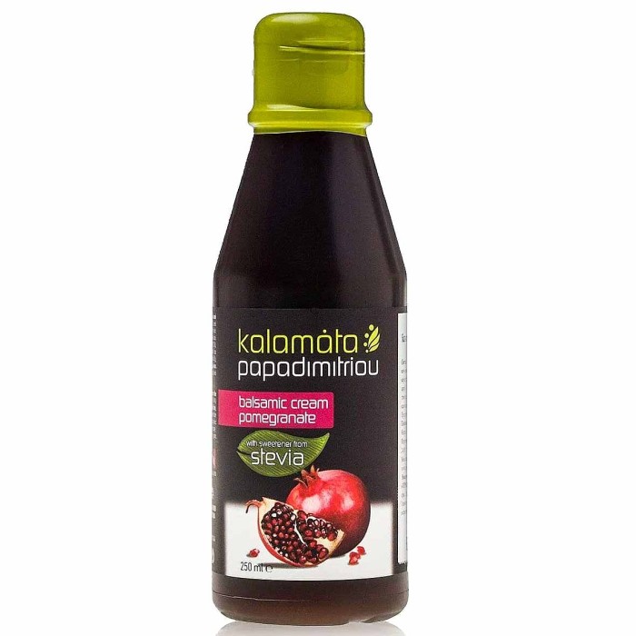 Соус Kalamata Papadimitrou бальзамический с гранатом и стевией 250мл пэт