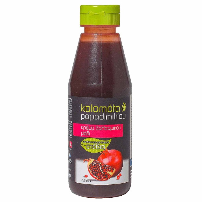 Соус Kalamata Papadimitrou бальзамический с гранатом и стевией 250мл пэт