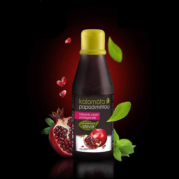 Соус Kalamata Papadimitrou бальзамический с гранатом и стевией 250мл пэт