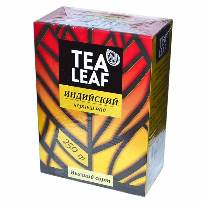 Чай Tea Leaf Индийский черный гран 250гр к/у