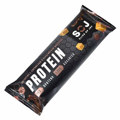 Батончик Protein SOJ соленая карамель 50гр м/у