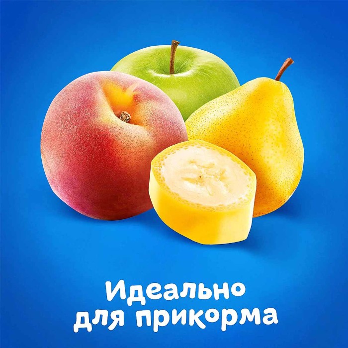 Пюре Агуша фруктовое ассорти с 6мес 115гр ст/б