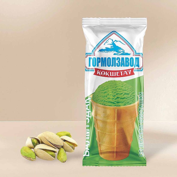 Мороженое Гормолзавод Молочное со вкусом фисташек 80гр м/у