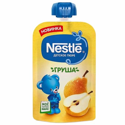 Пюре Nestle груша с 6мес 90гр пауч