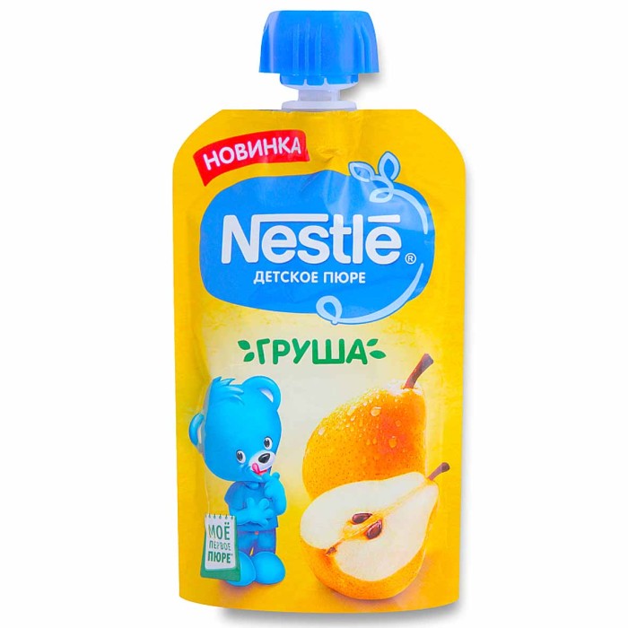 Пюре Nestle груша с 6мес 90гр пауч