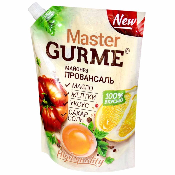 Майонез Master Gurme Провансаль 50.5% 700мл д/п