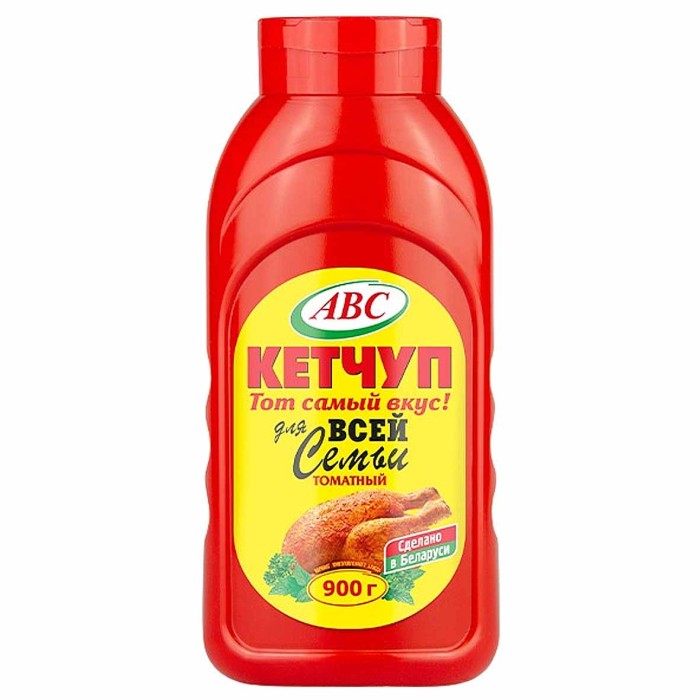 Кетчуп АВС Для все семьи томатный 900гр пэт