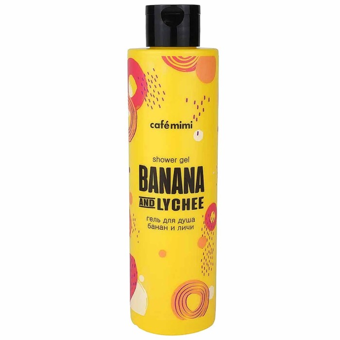 Гель для душа Cafe Mimi Банан и Личи 300мл пэт