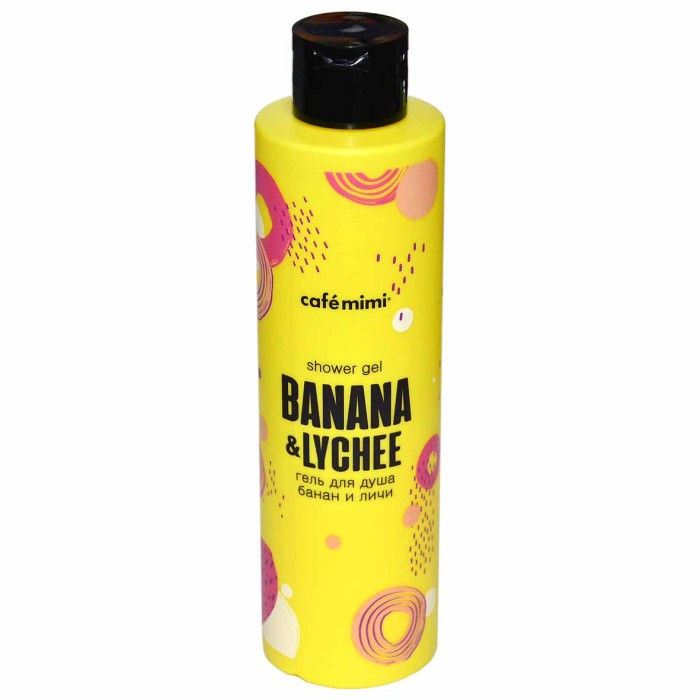 Гель для душа Cafe Mimi Банан и Личи 300мл пэт