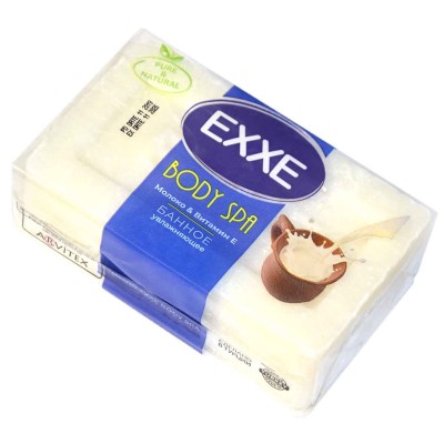 Мыло Exxe Body Spa Банное молоко и витамин Е 160гр м/у