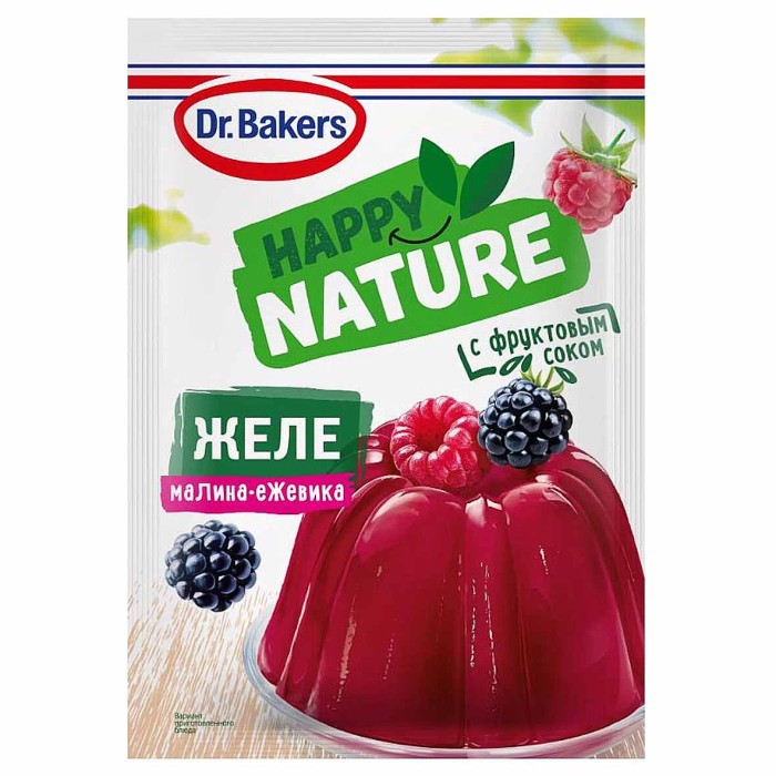 Желе Dr.Bakers малина и ежевика 41гр м/у