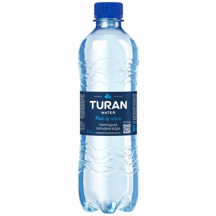 Вода Тuran газ 0,5л пэт