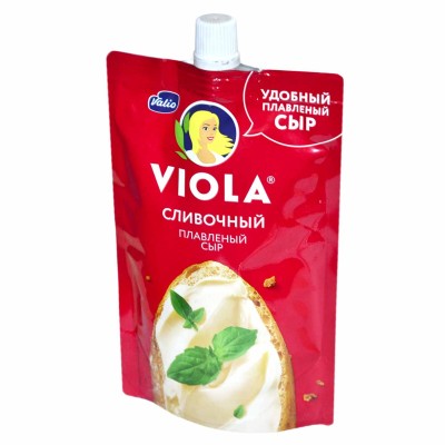 Сыр плавленый Viola сливочный 180гр д/п