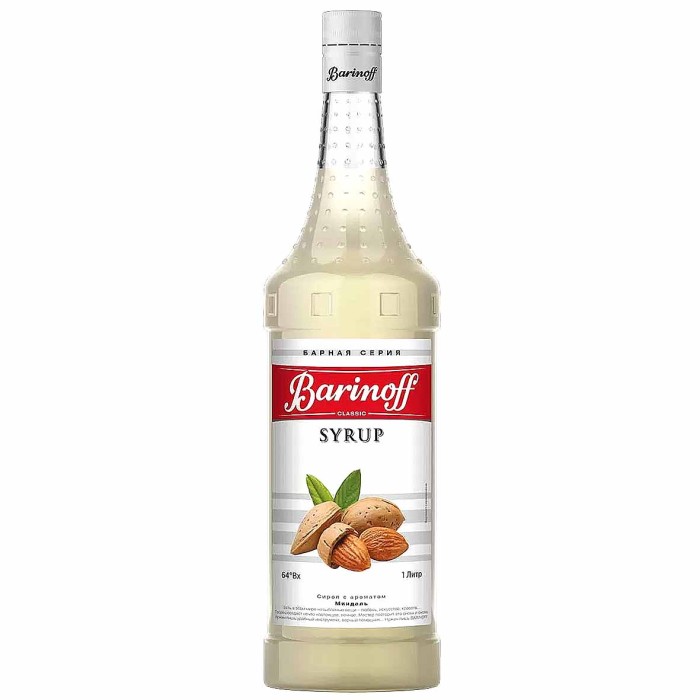 Сироп Barinoff со вкусом миндаль 1л ст/б