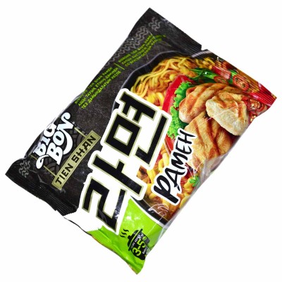 Лапша BigBon Рамен острая курица 100гр м/у