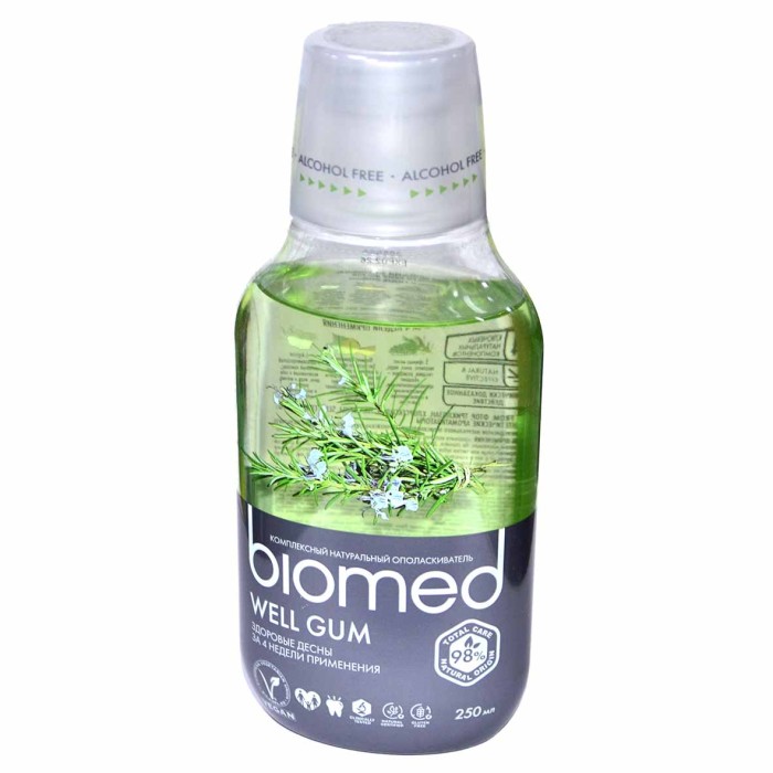 Ополаскиватель для полости рта Biomed Well Gum 250мл пэт