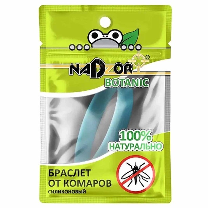 Браслет Nadzor Botanic от комаров силиконовый с эфирными маслами артBRBIO3