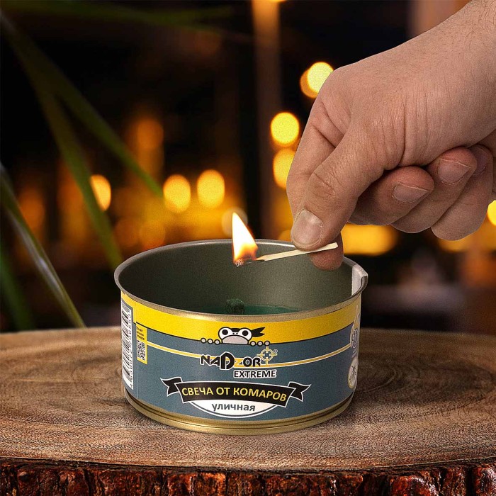 Свеча Nadzor Extreme антимоскитная на эфирных маслах артSVCHEX1