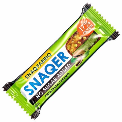 Батончик глазированный Snaq Fabriq Фисташка-Карамель 50гр м/у