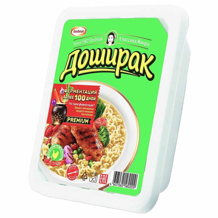 Лапша Доширак курица острая 90гр т/у