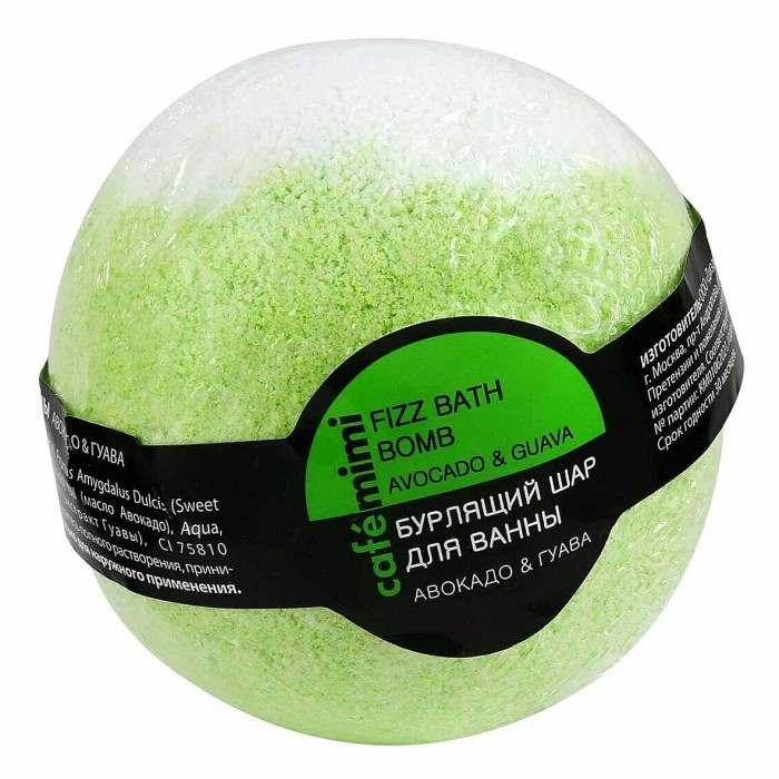 Шар бурлящий Café Mimi Авокадо и гуава 120гр
