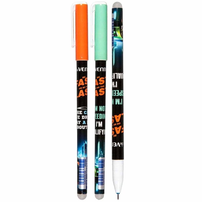 Ручка гелевая Пиши-стирай Devente Fast or Last 0,5мм синяя арт5051520