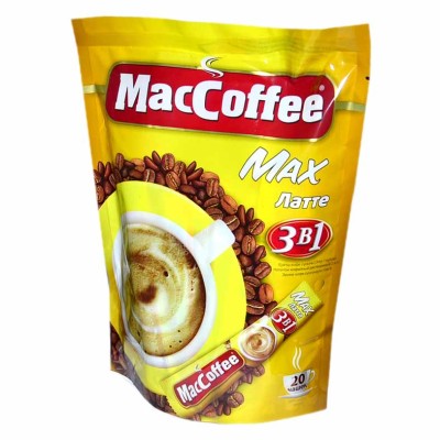 Кофе MacCoffee Max Latte 3в1 20*15гр м/у