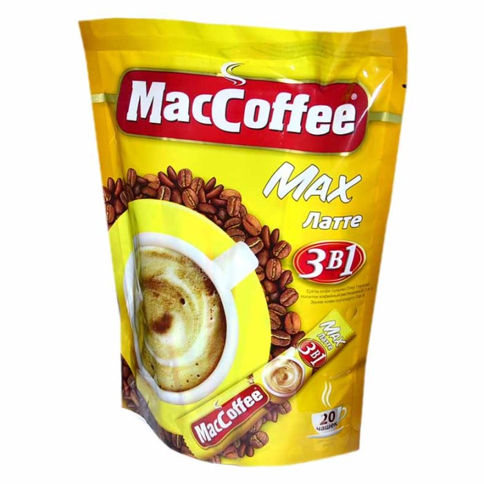 Кофе MacCoffee Max Latte 3в1 20*15гр м/у