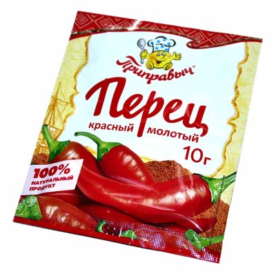 Перец красный Приправыч молотый 10гр м/у
