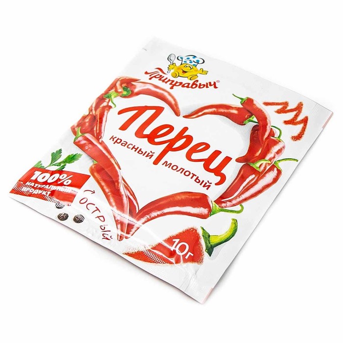 Перец красный Приправыч молотый 10гр м/у