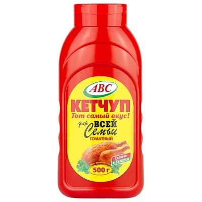 Кетчуп АВС для всей семьи 500гр пэт