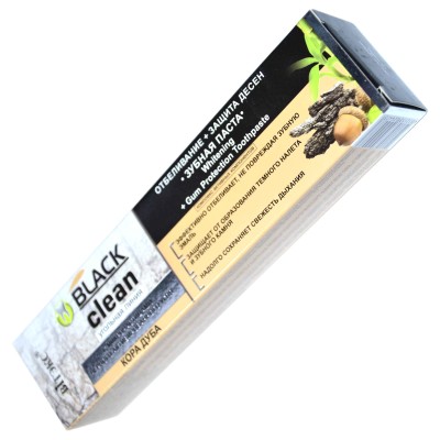 Паста зубная Black Clean Отбеливание+защита 85гр к/у